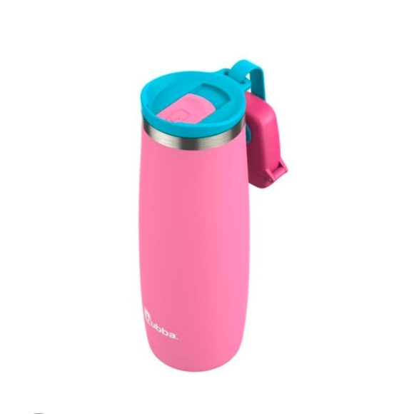 Bubba Radiant 24oz pink blue lid water Tumbler with Foldable Straw and case new - Picture 4 of 5